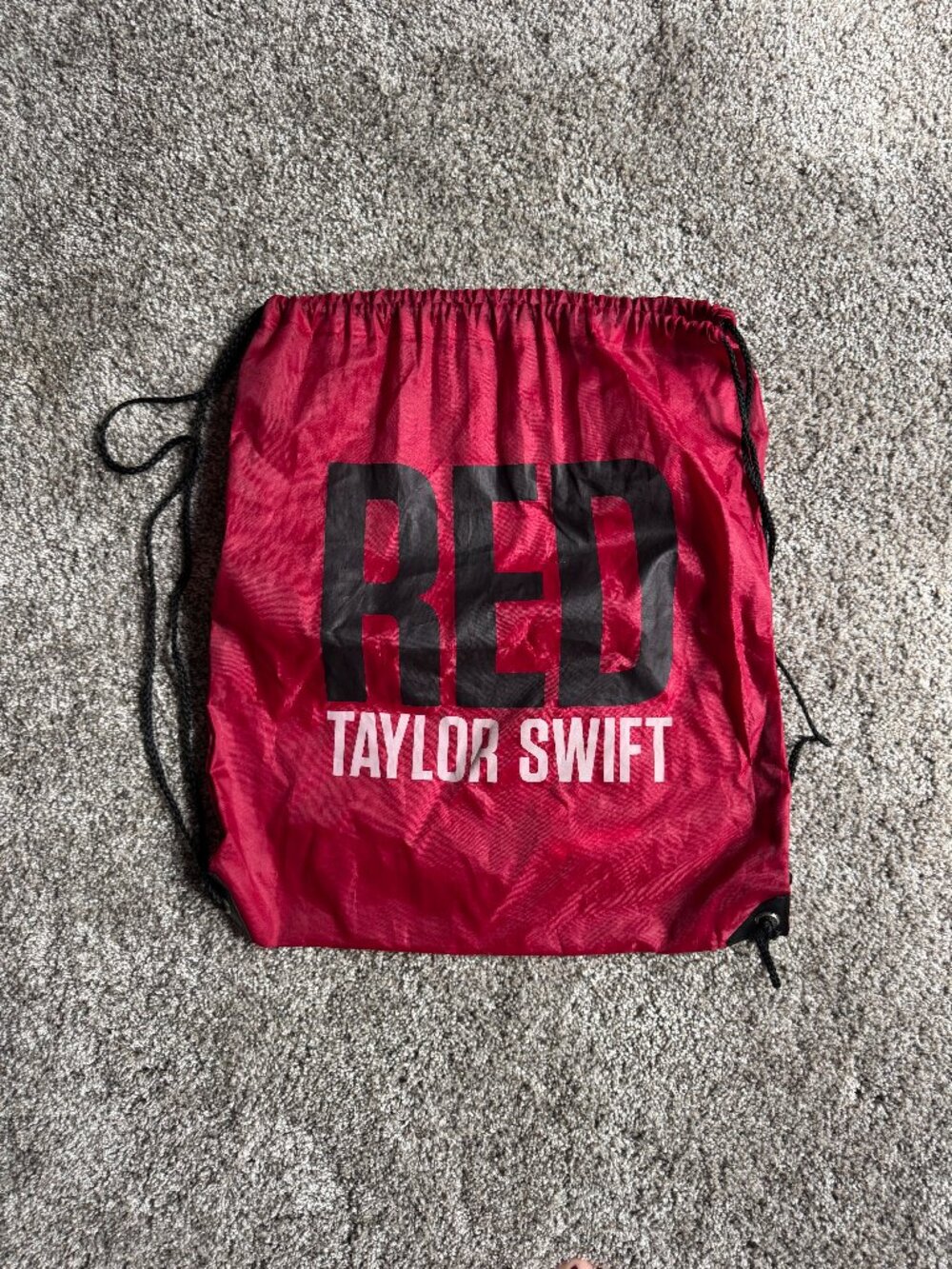 Taylor Swift RED Drawstring Bag